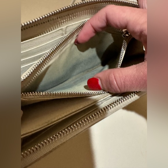 Vintage Christian Dior Long Zip Crosshatch Wallet - Picture 12 of 16